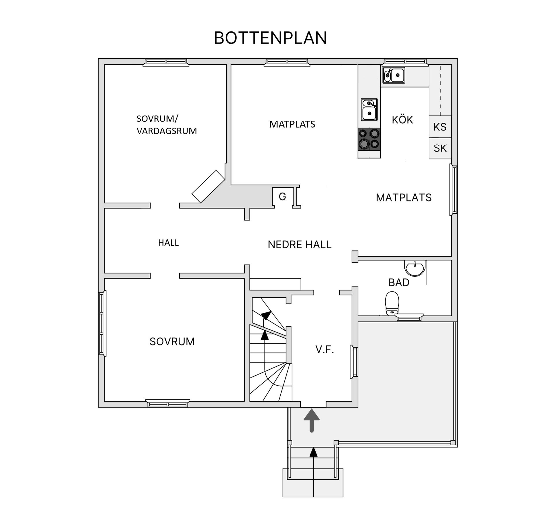 Villa, Amiralsvägen 4, Ursviken, Skellefteå