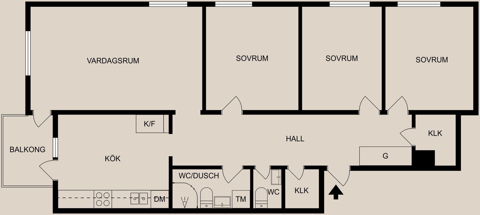 Bostadsrätt, Katrineholmsvägen 4, Åby, Norrköping