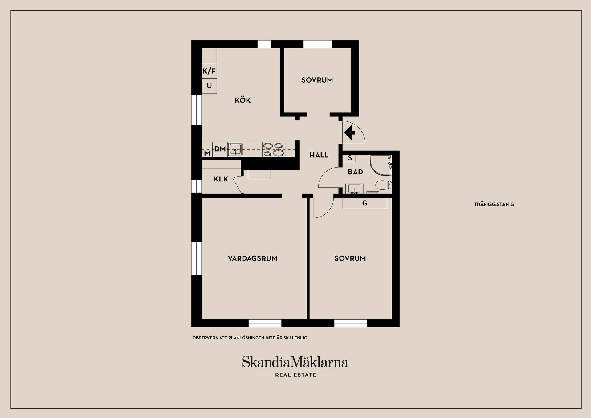 Bostadsrätt, Tränggatan 5, Kanberget/Centralt, Linköping