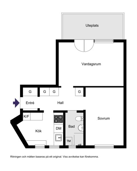Bostadsrätt, Sjöbjörnsvägen 46, Gröndal, Stockholm
