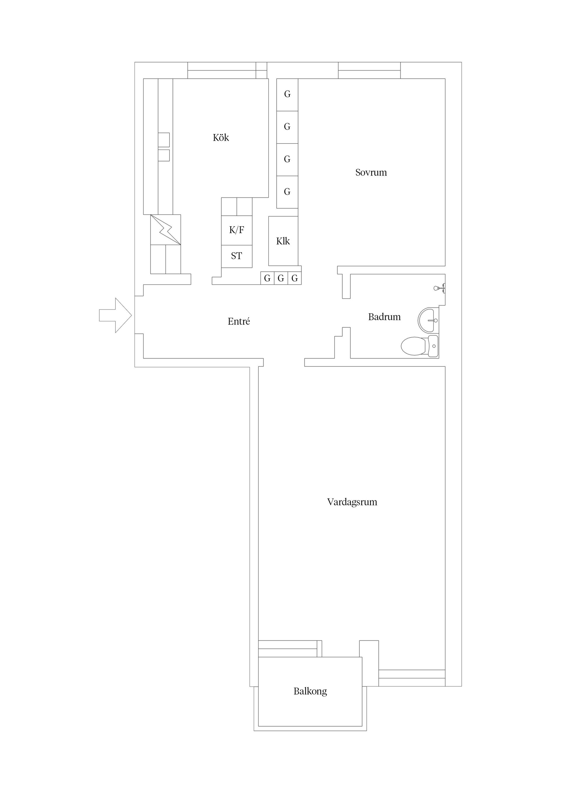 Bostadsrätt, Verkmästargatan 1A, Salabacke, Uppsala