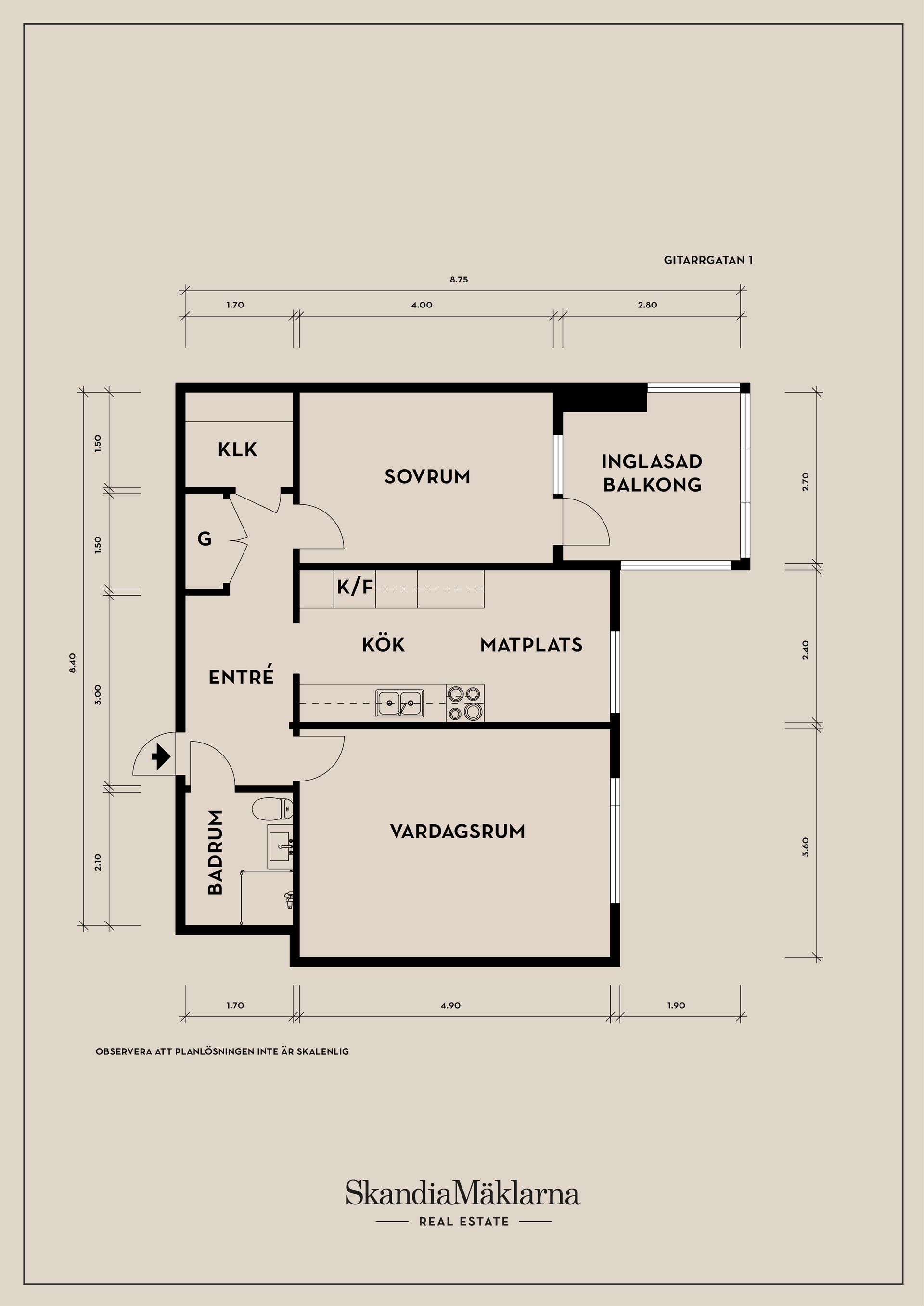 Bostadsrätt, Gitarrgatan 1, Ruddalen, Göteborg