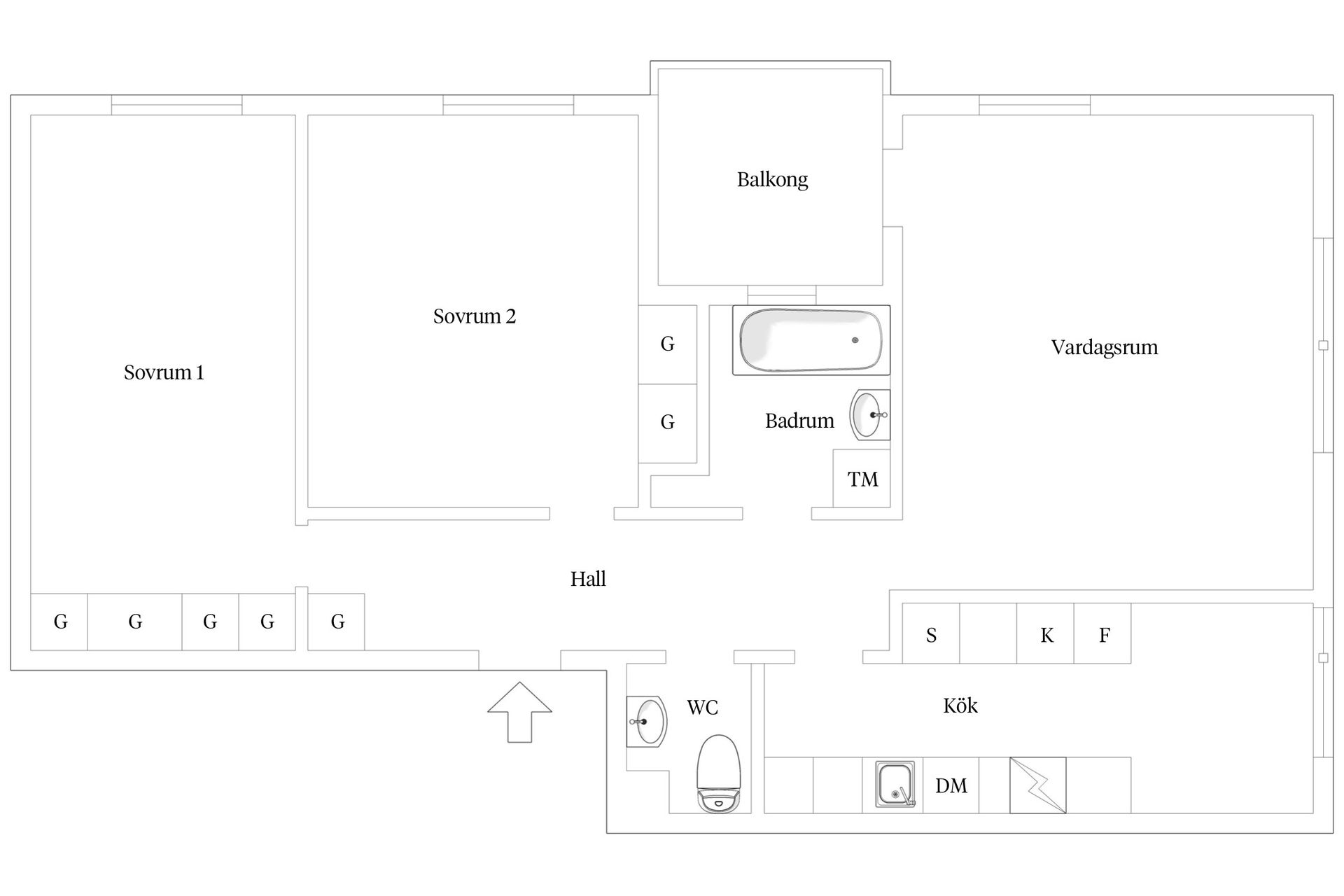 Bostadsrätt, Gösta Ekmans Väg 3, 4 tr, Aspudden - Örnsberg, Stockholm