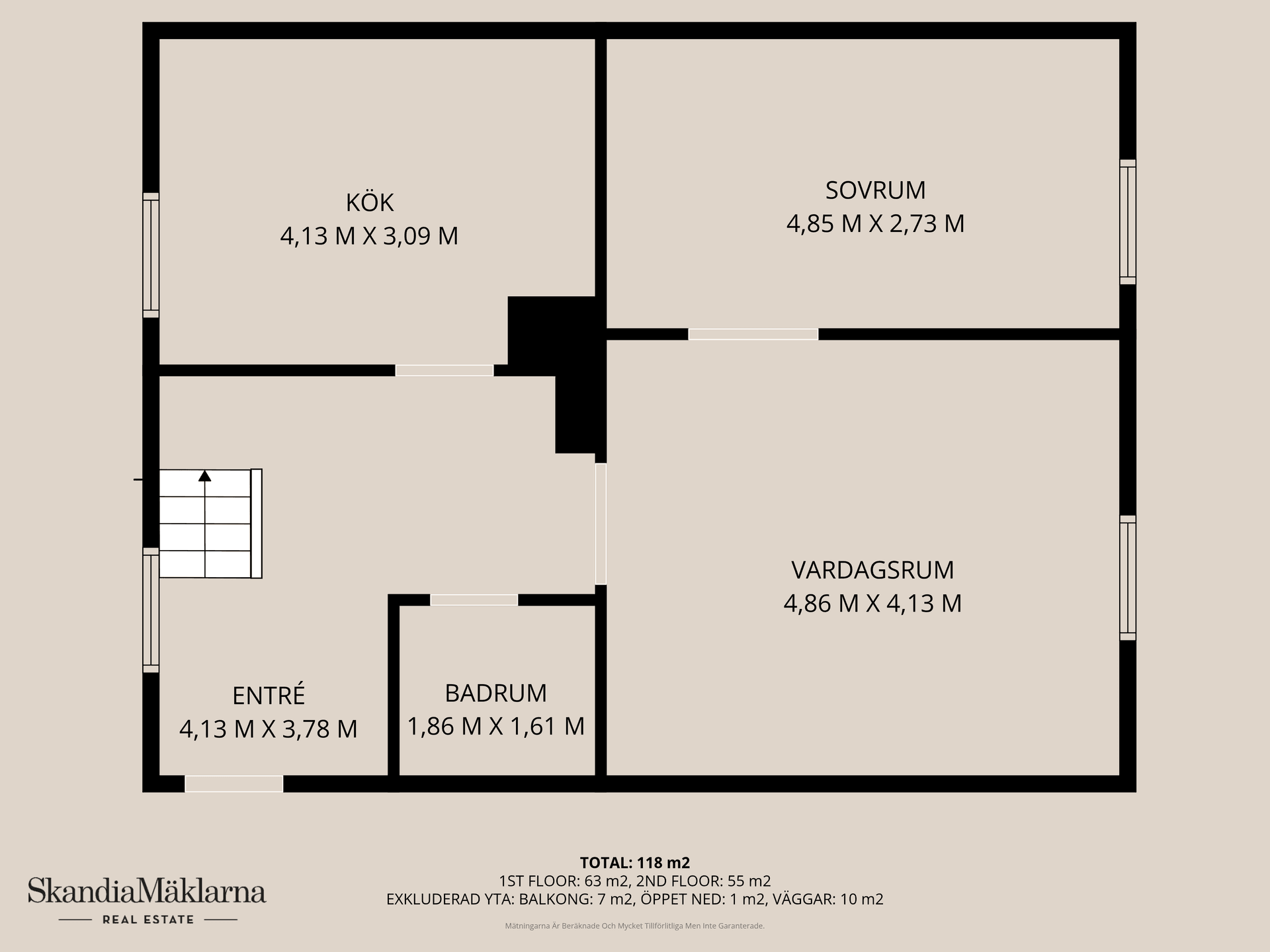 Bostadsrätt, Beckhovsgatan 1A, Udden, Kristianstad