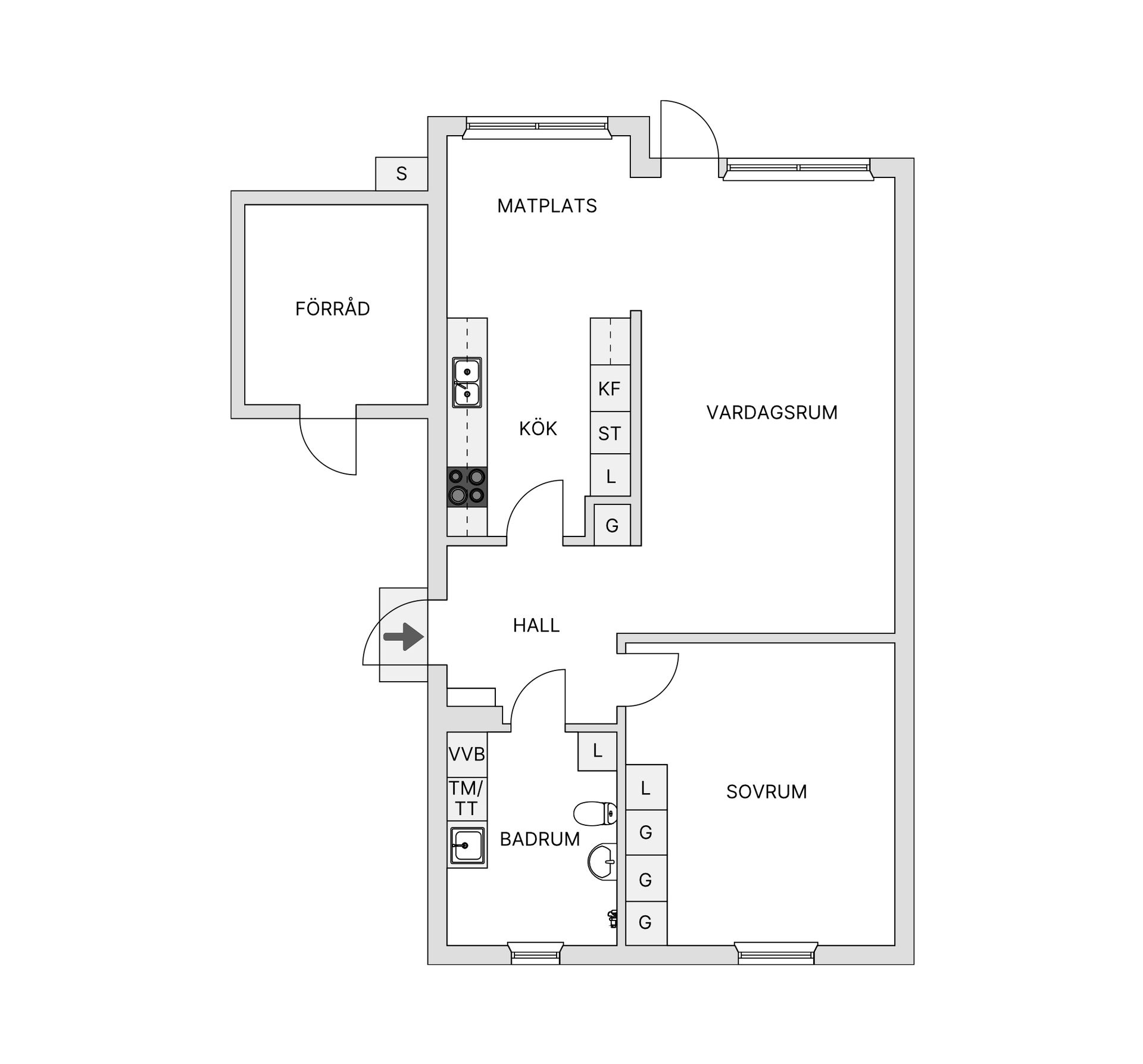 Villa, Näckrosgränd 7A, Backarna Sjöbo, Sjöbo