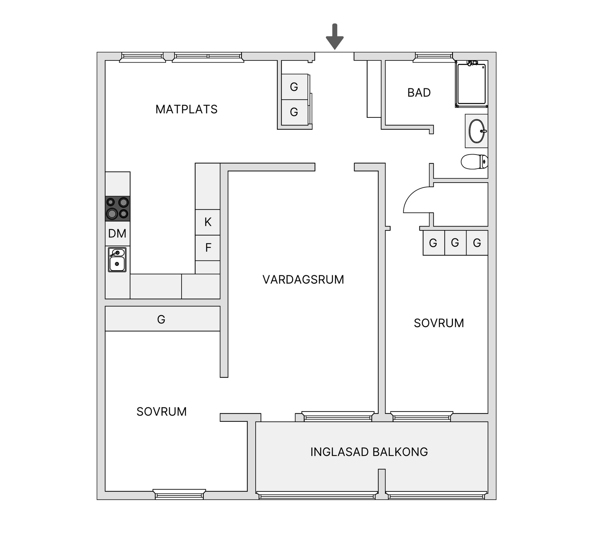 Bostadsrätt, Övralidsgatan 3, Hisings Backa, Göteborg