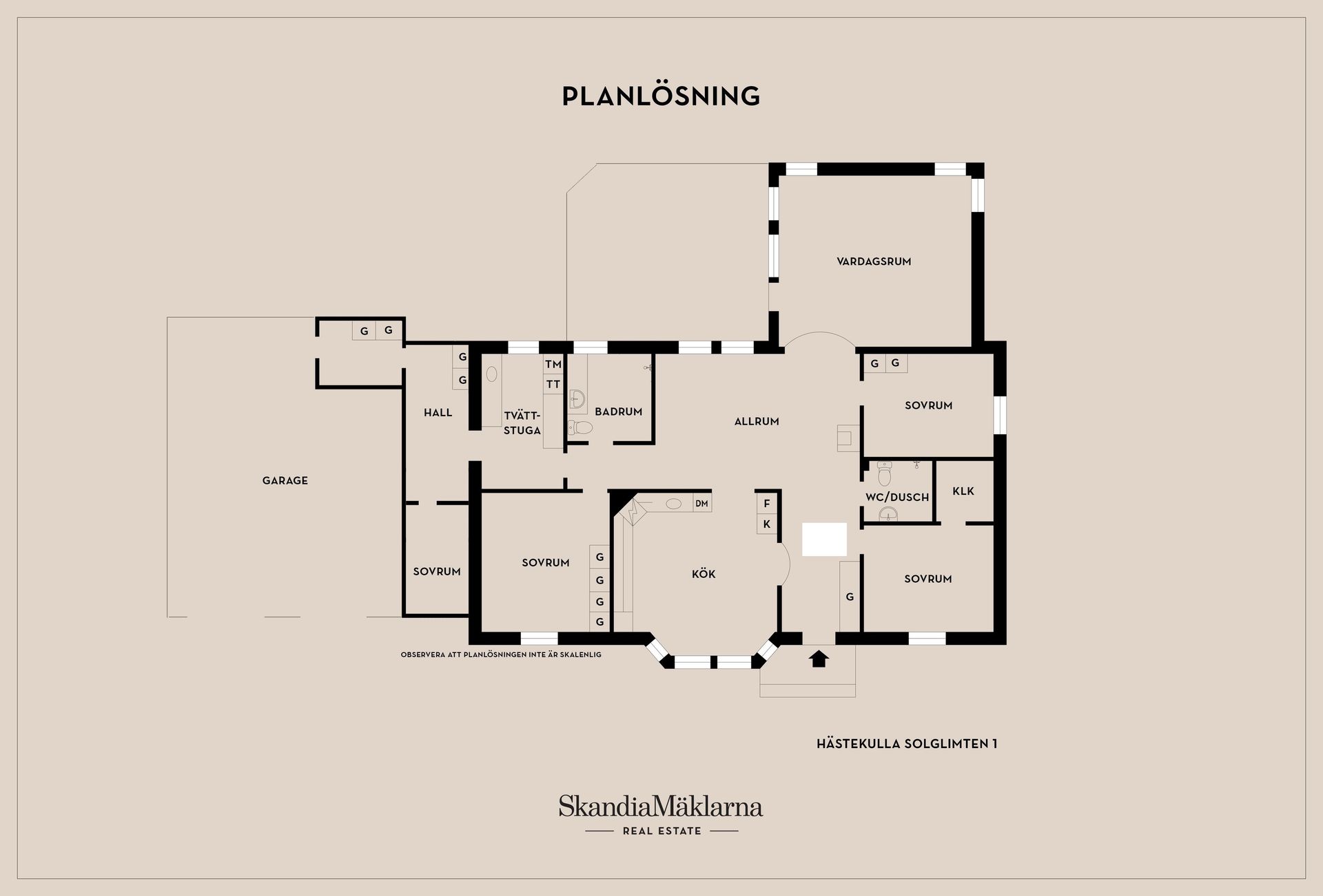 Villa, Hästekulla Solglimten 1, Hästekulla, Tibro