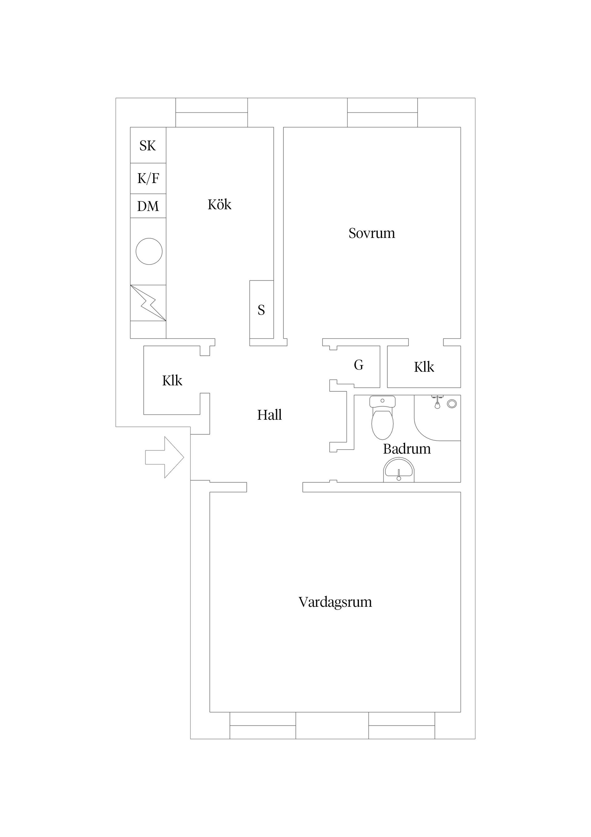 Bostadsrätt, Marielundsgatan 2A, Fålhagen, Uppsala