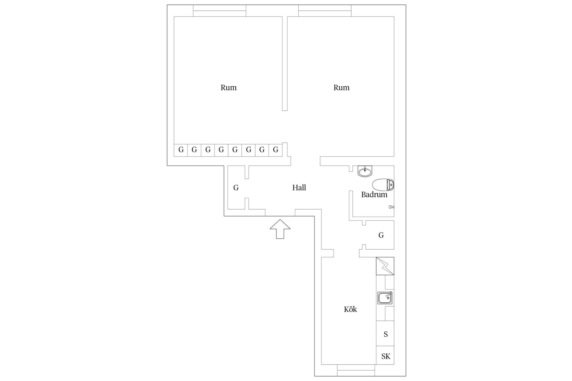 Bostadsrätt, Rådmansgatan 13A, Jutahusen, Lund