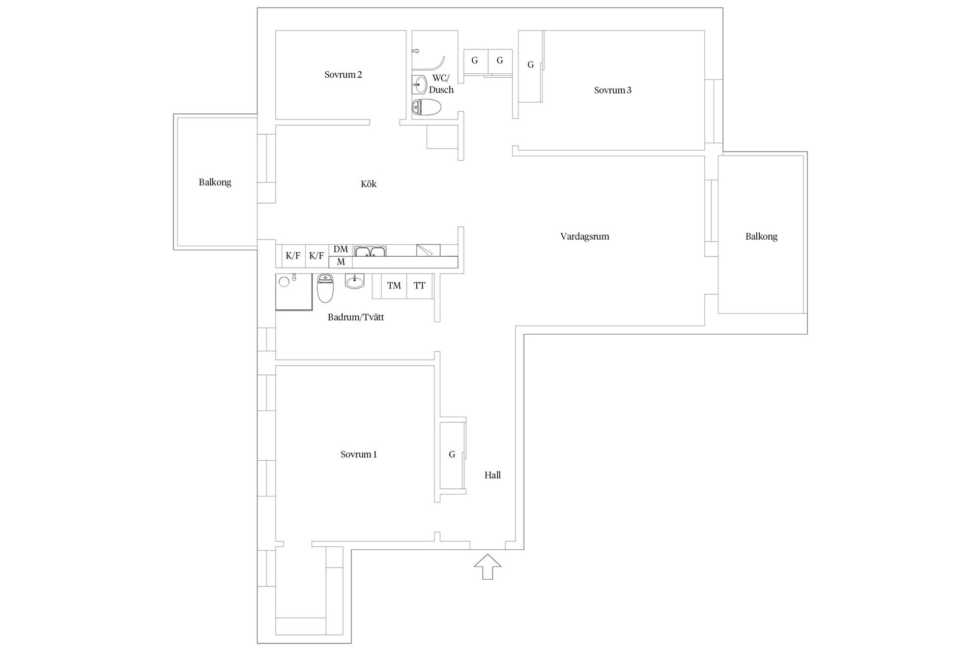 Bostadsrätt, Kung Oskars väg 15B, Sockerbruket, Lund