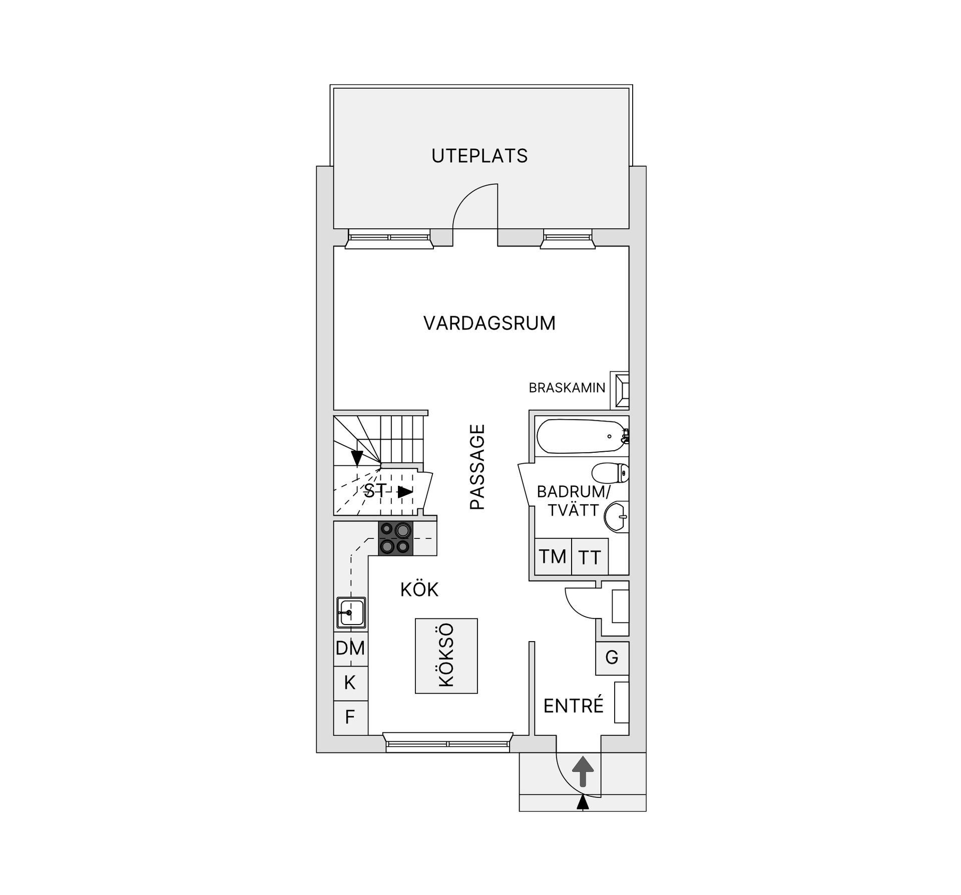 Bostadsrätt, Radhus, Åsgatan 81B, Alsike, Knivsta