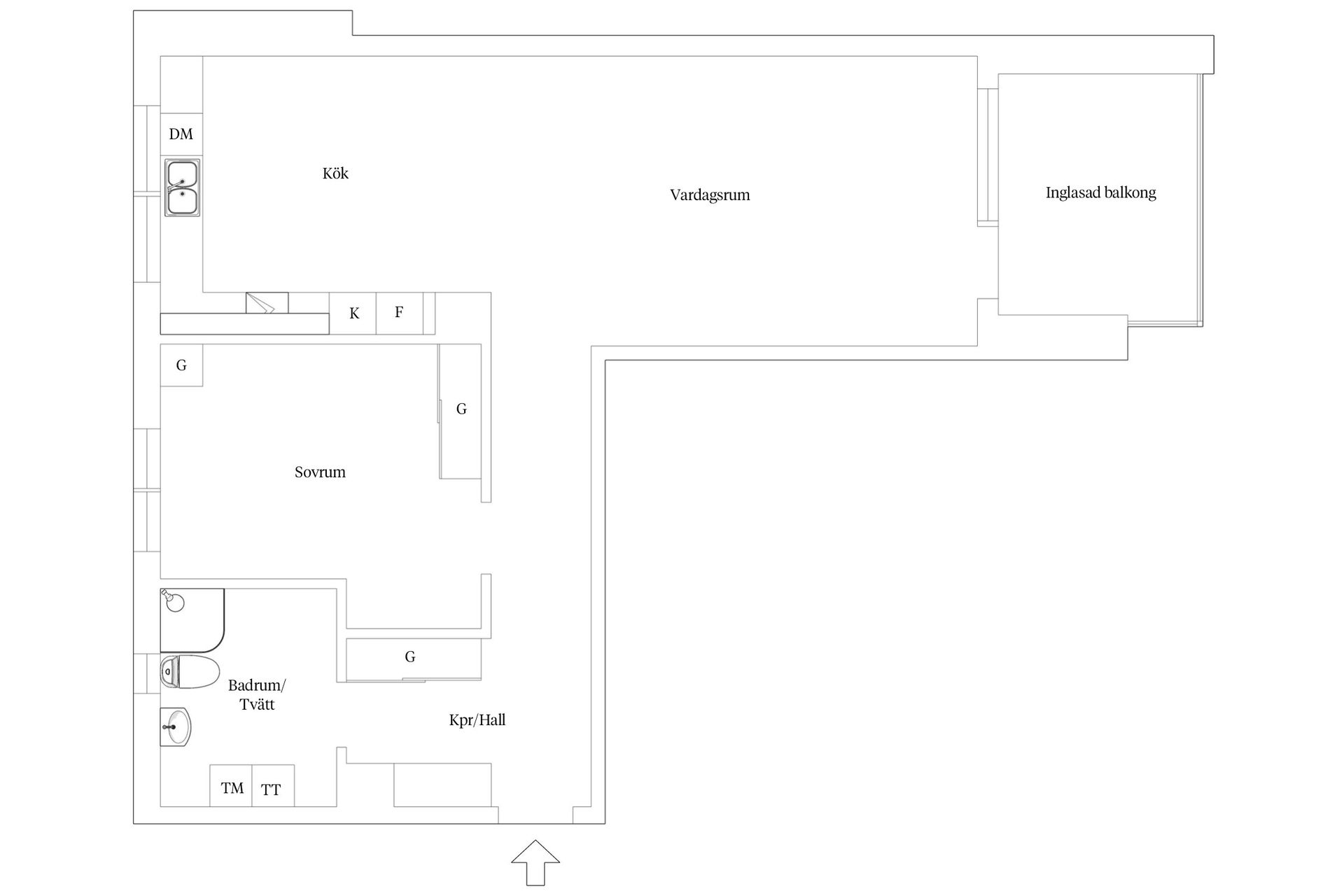 Bostadsrätt, Trollebergsvägen 49B, Väster, Lund