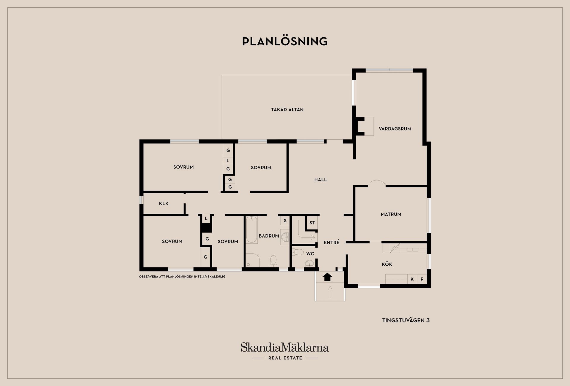 Villa, Tingstuvägen 3, Kjula, Eskilstuna