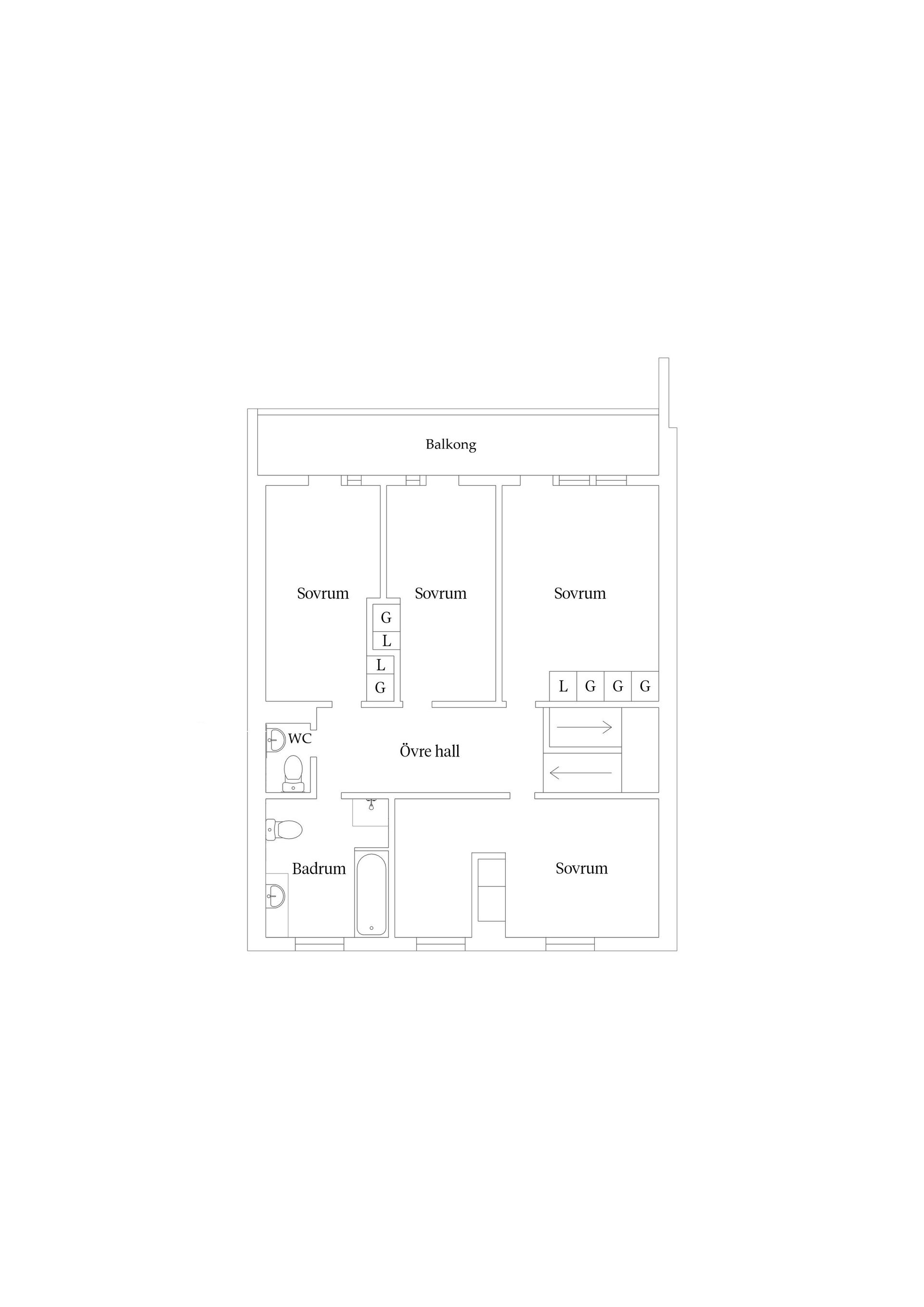 Villa, Radhus, Norrlandsgatan 53, Luthagen, Uppsala