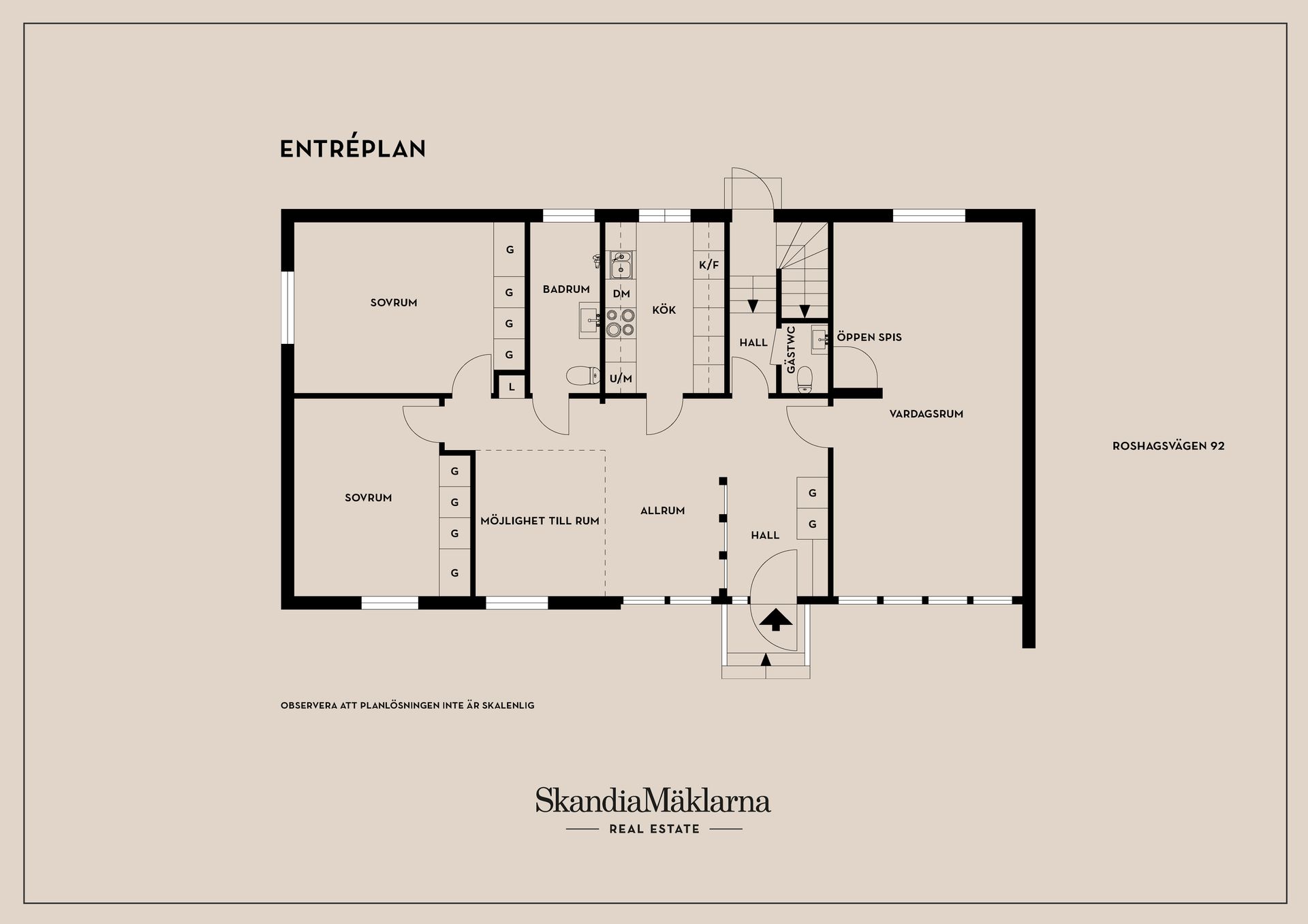 Villa, Roshagsvägen 92, Hackefors, Linköping
