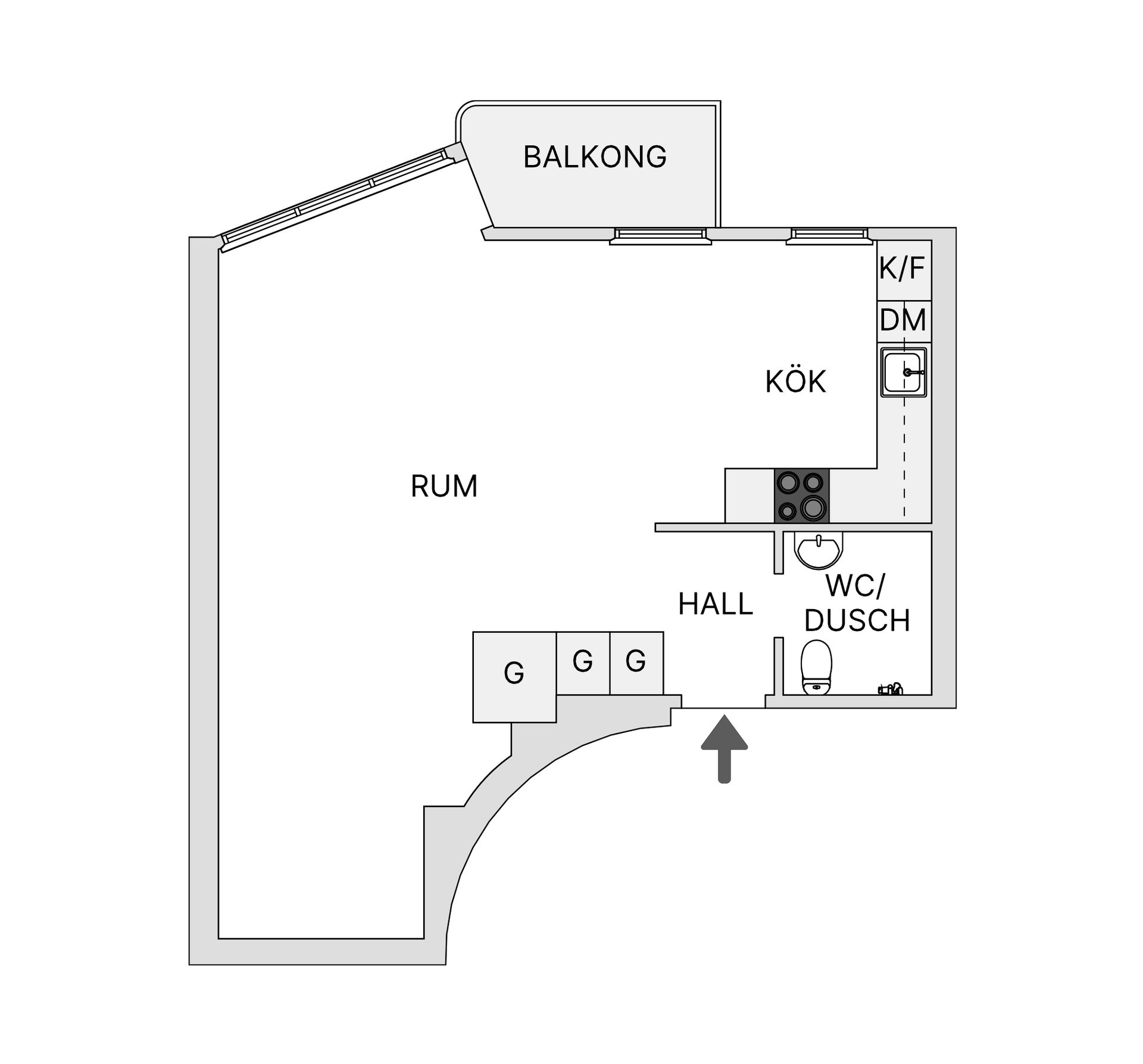 Bostadsrätt, Bergsunds Strand 15, Södermalm - Hornstull, Stockholm