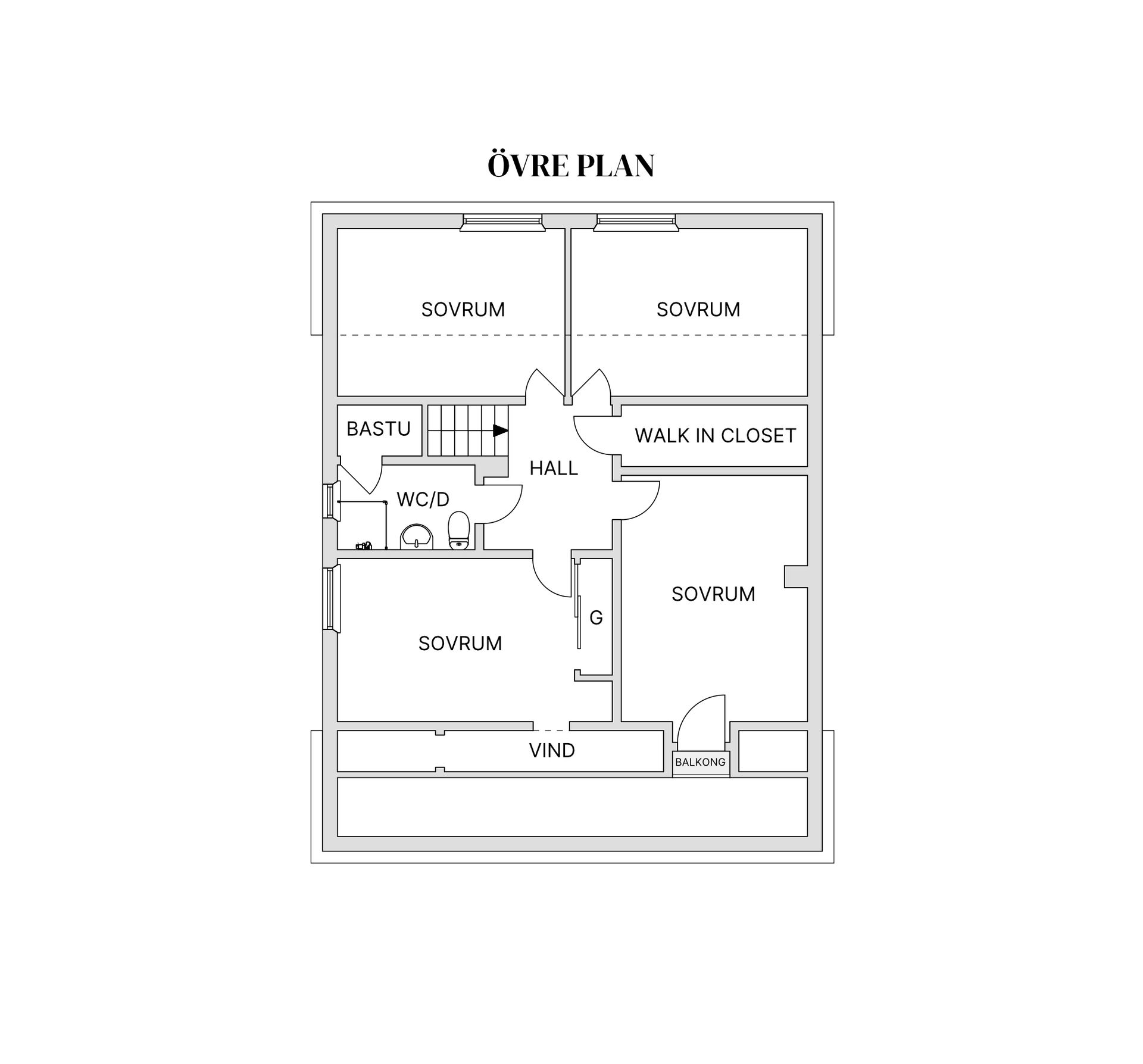 Villa, Radhus, Klövervägen 4, Viksjö, Järfälla