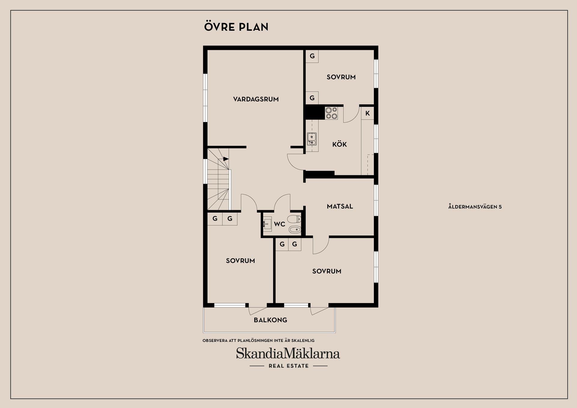 Villa, Åldermansvägen 5, Stuvsta, Huddinge