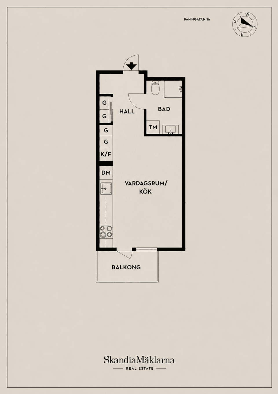 Bostadsrätt, Famngatan 16, Flatås, Göteborg