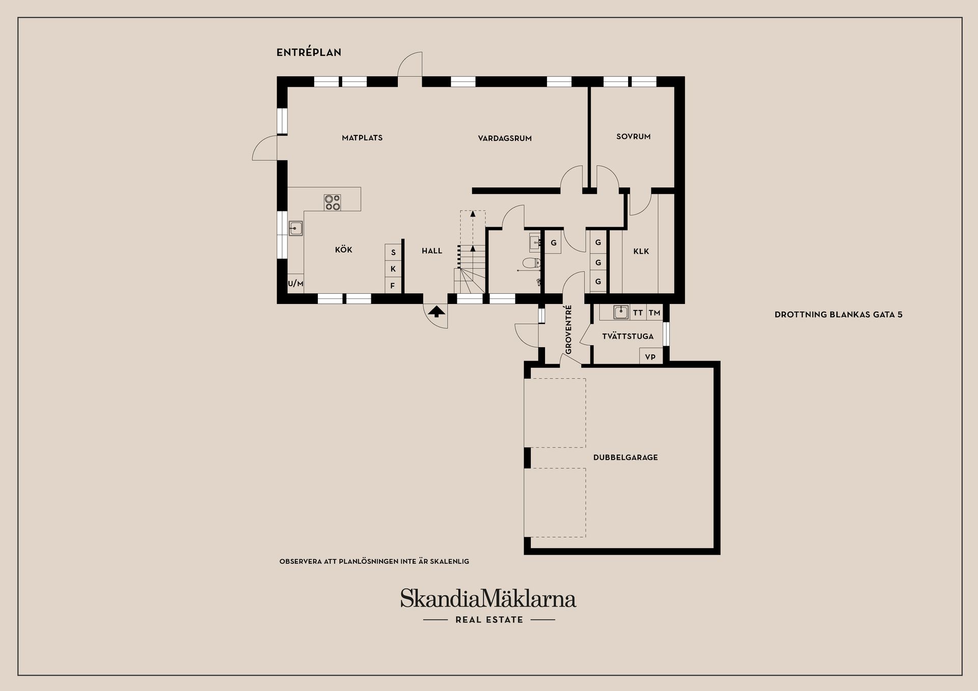 Villa, Drottning Blankas gata 5, Vadstena