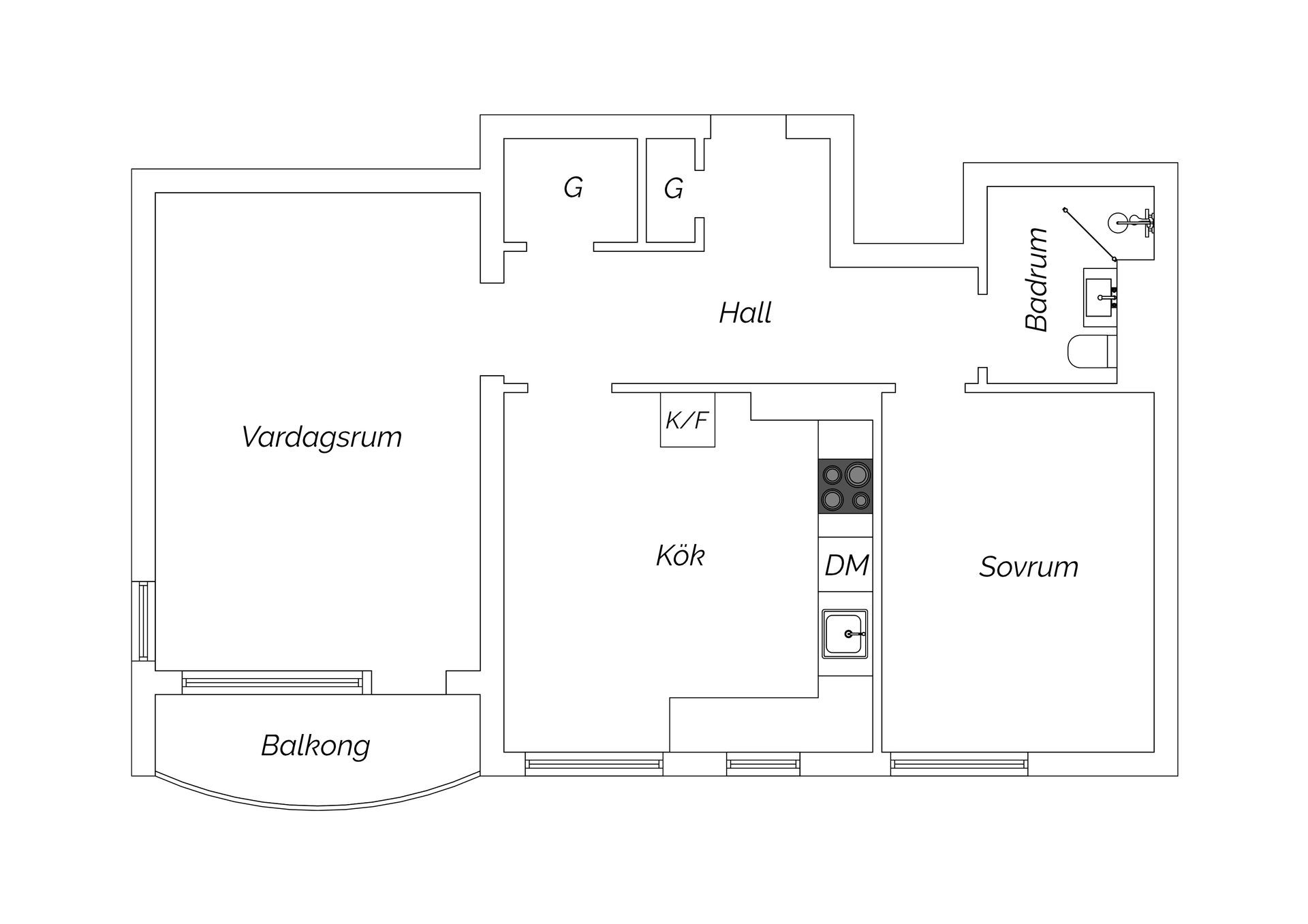 Bostadsrätt, Köpenhamnsvägen 41C, Erikslust, Malmö