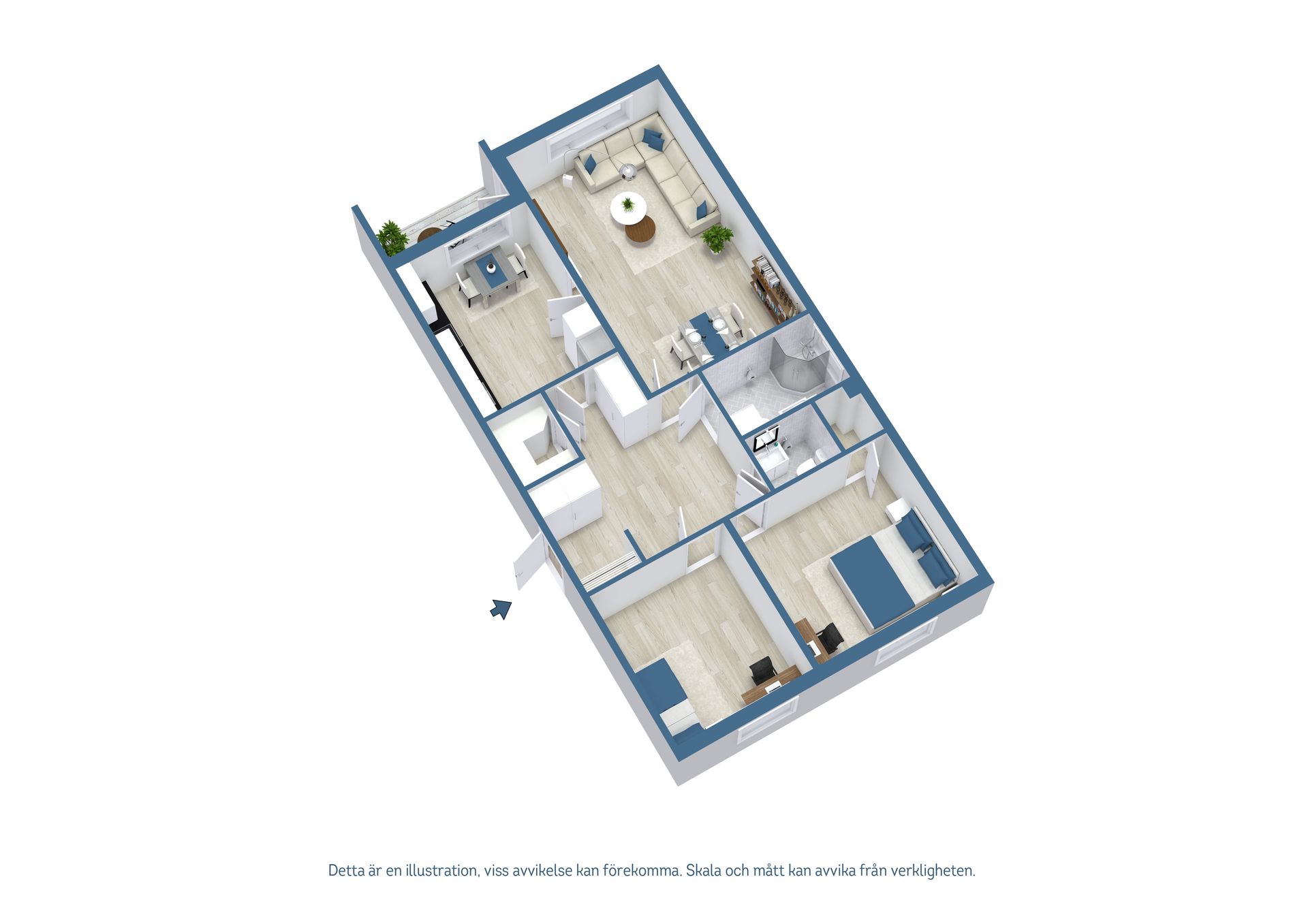Bostadsrätt, Järnvägsesplanaden 5A, Tierp