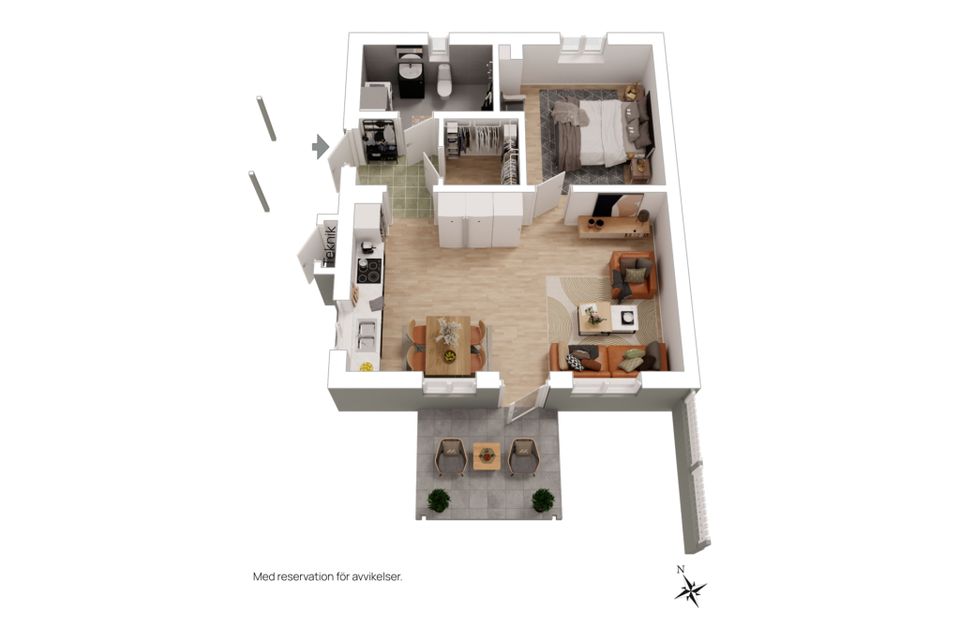 Bostadsrätt, Thyra Uhlins Väg 1 A UV, Bollebygd