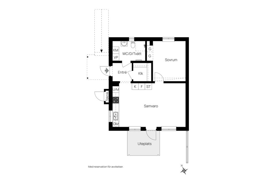 Bostadsrätt, Thyra Uhlins Väg 1 A UV, Bollebygd