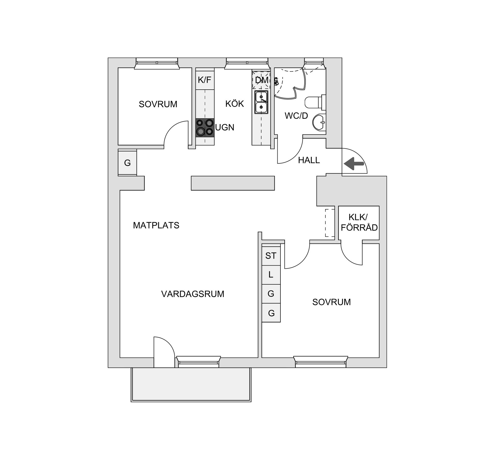 Bostadsrätt, Hornsgatan 15b, Östersund