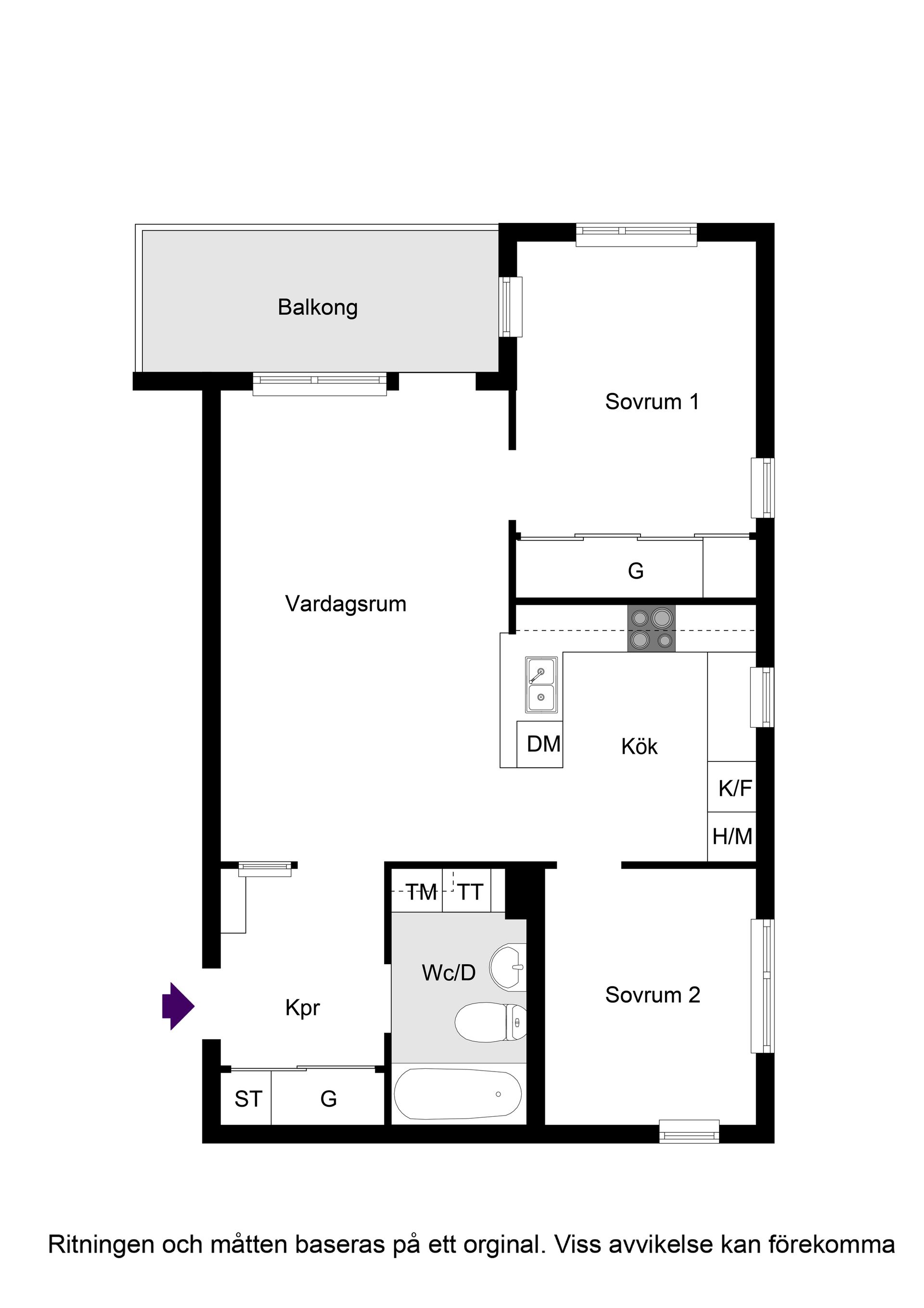 Bostadsrätt, Kuttervägen 8, vån 4, Näsby Park, Täby