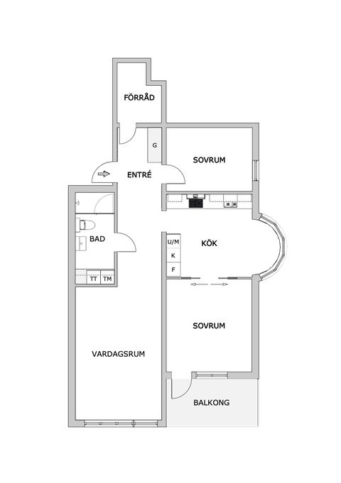Bostadsrätt, Nygatan 16B, Jönköping City, Jönköping