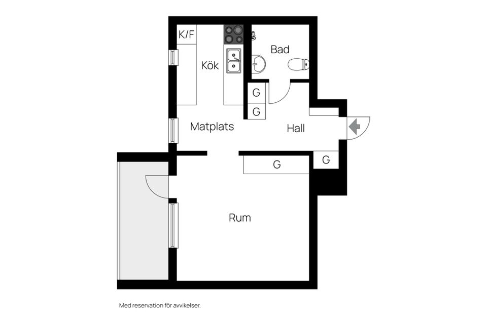 Bostadsrätt, Sköldungagatan 43, Svartbäcken, Uppsala