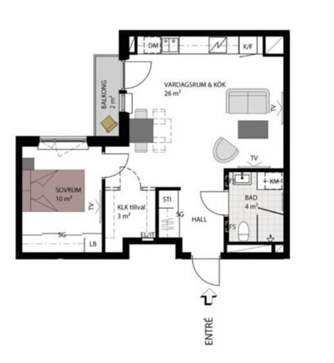Bostadsrätt, Torrängsgatan 11, Järvastaden, Solna