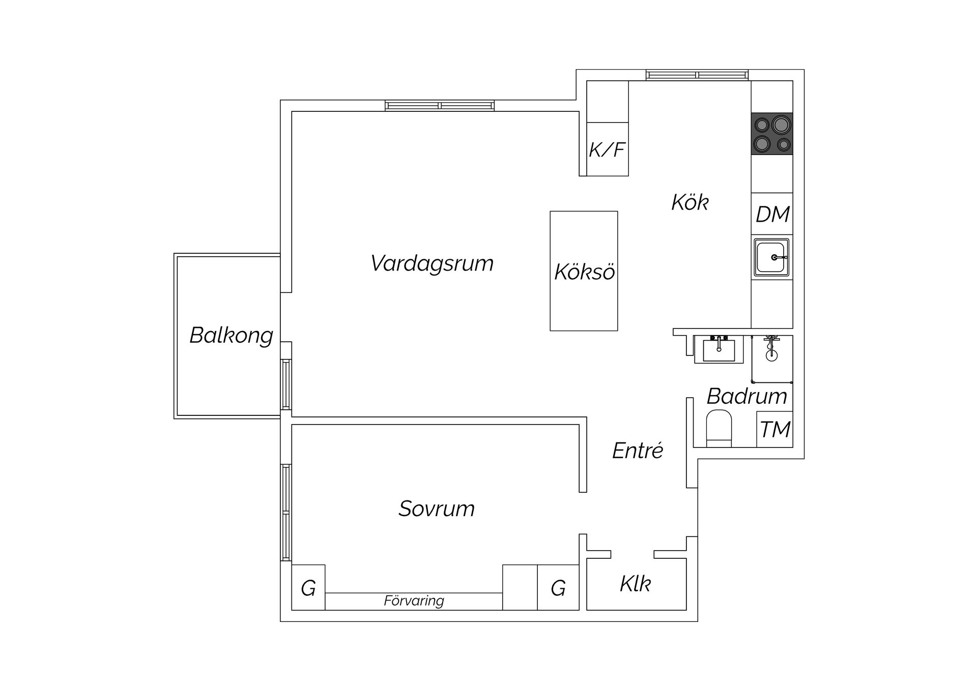 Bostadsrätt, Östra radiogatan 2D, Skönsmon, Sundsvall