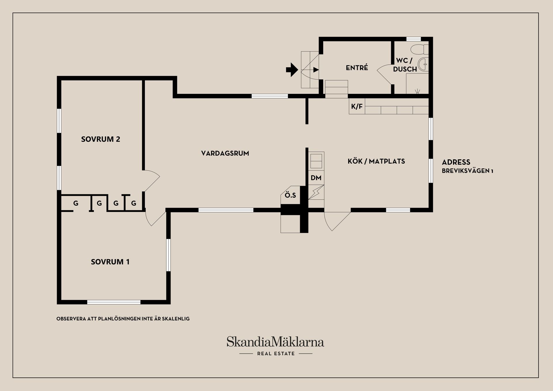 Villa, Breviksvägen 1, Brevik, Österåker