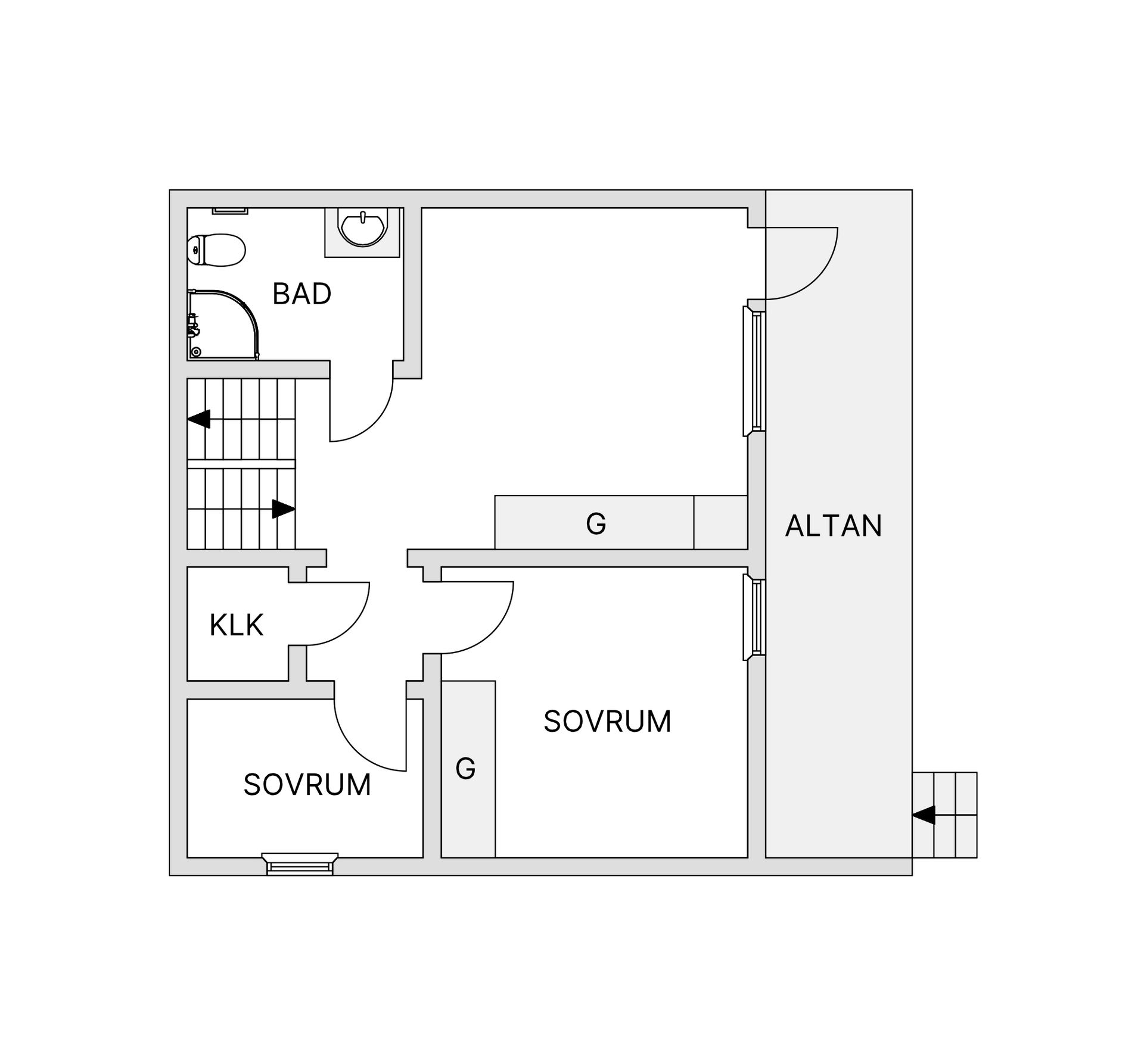 Villa, Radhus, Vallmovägen 62, Centrala Gällivare, Gällivare