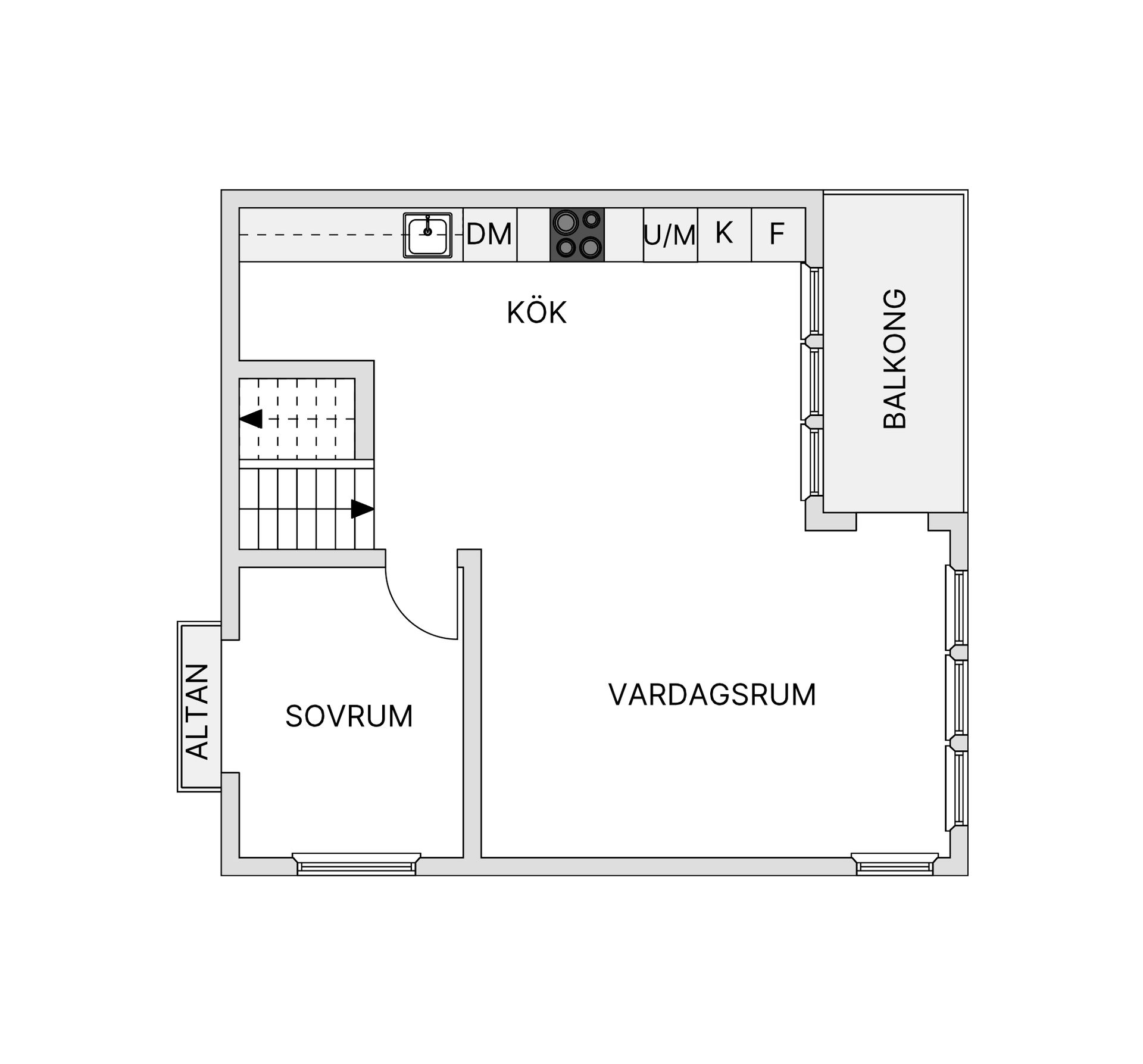 Villa, Radhus, Vallmovägen 62, Centrala Gällivare, Gällivare