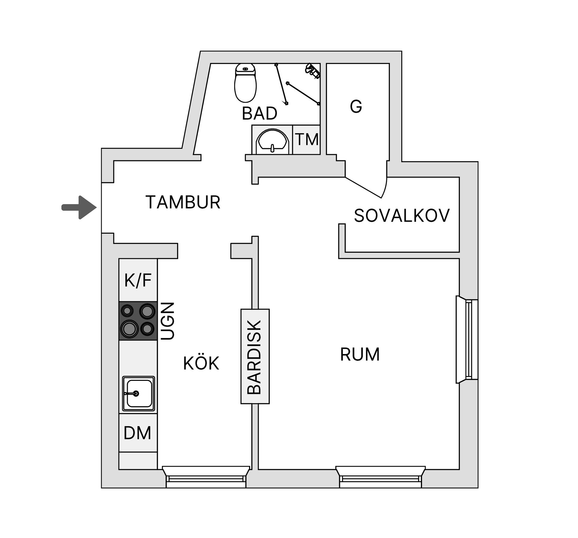 Bostadsrätt, Abbekåsgatan 10A, Östra Sorgenfri, Malmö