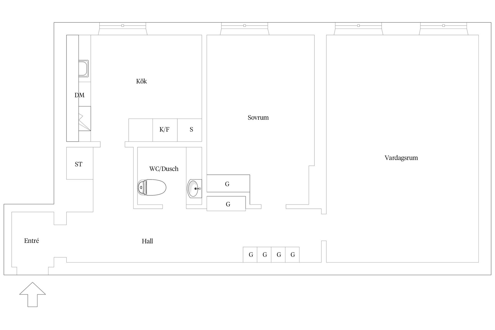 Bostadsrätt, Tavastgatan 29C, Södermalm Maria, Stockholm