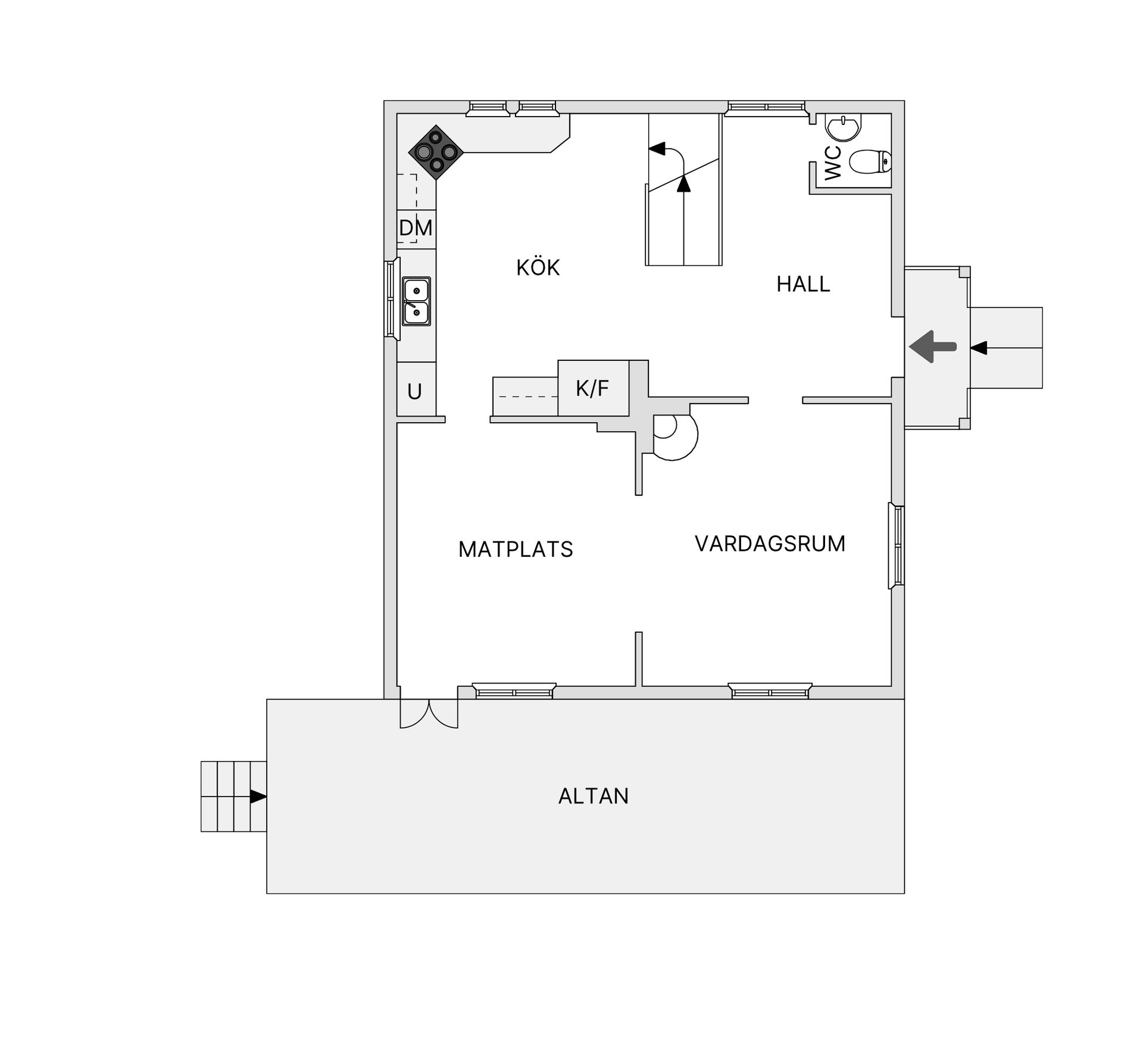 Villa, Karlsbergsgatan 19, Tullen, Borås