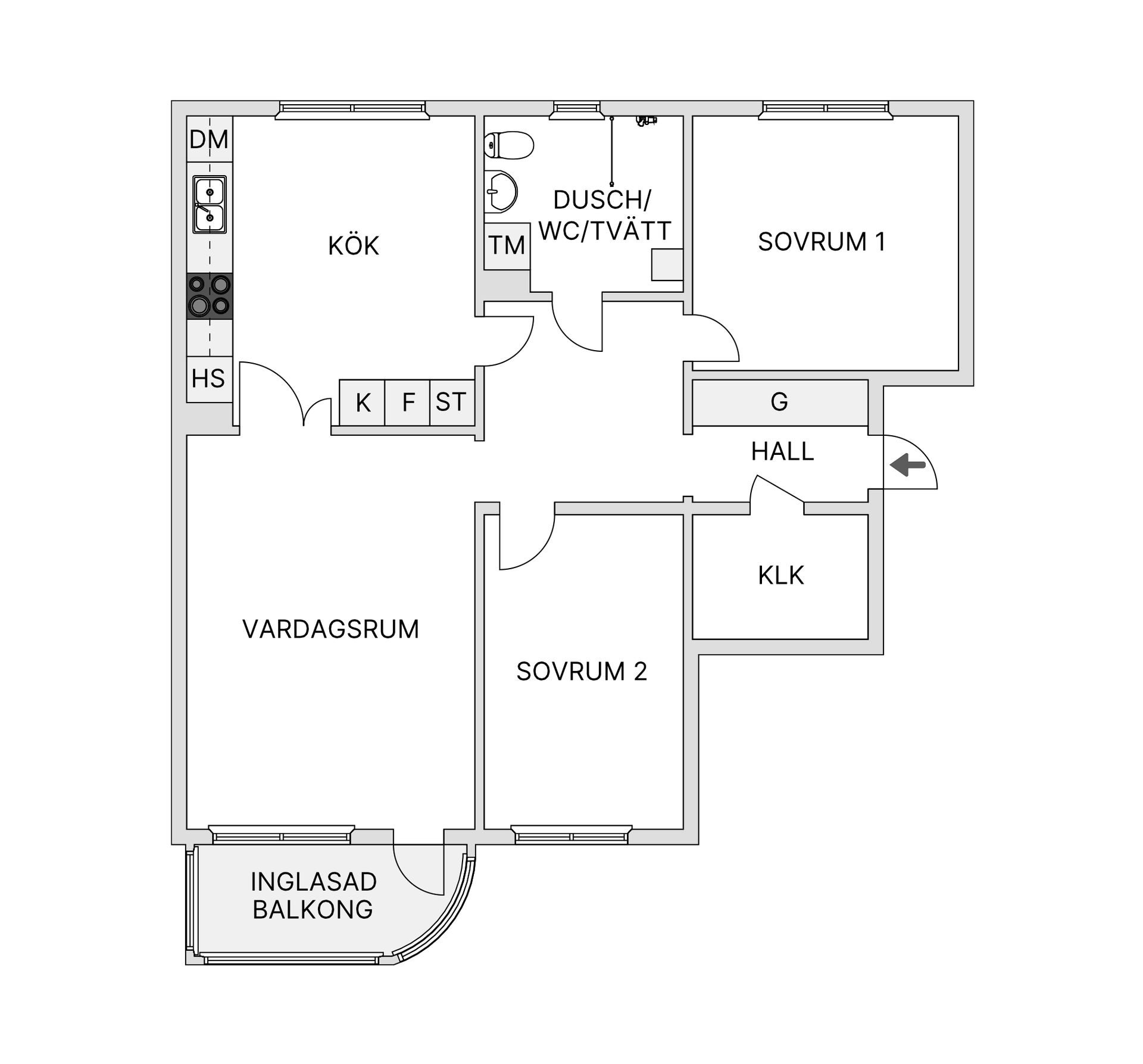 Bostadsrätt, Serenadvägen 36, 4 tr, Nacka Forum, Nacka
