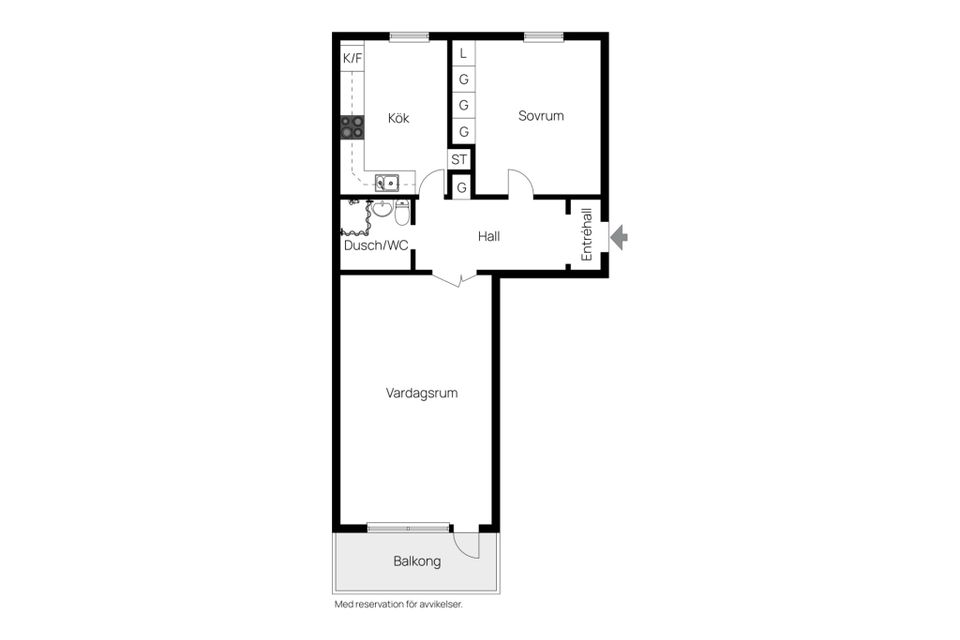 Bostadsrätt, Bondskogsvägen 43b, Lgh 1203, Lindesberg