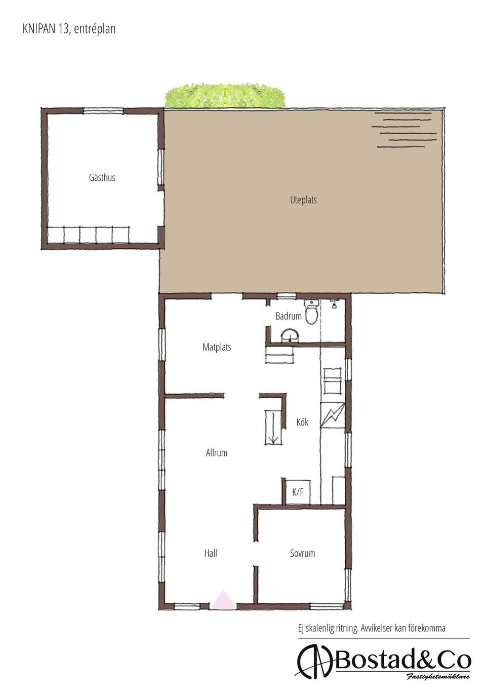 Fritidshus, Knipan 13, Östra stranden, Halmstad