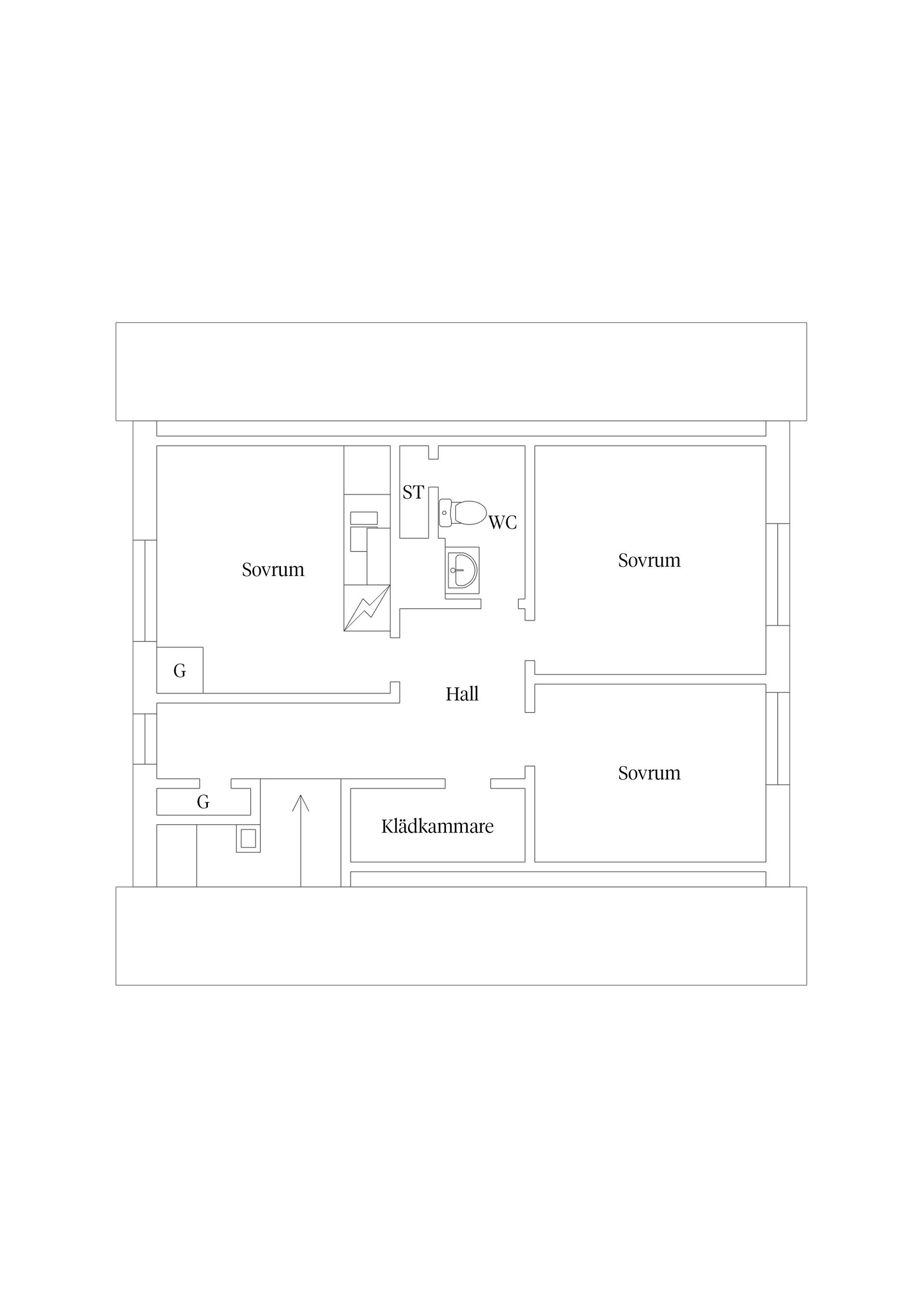 Villa, Klockargatan 5, Burträsk, Skellefteå