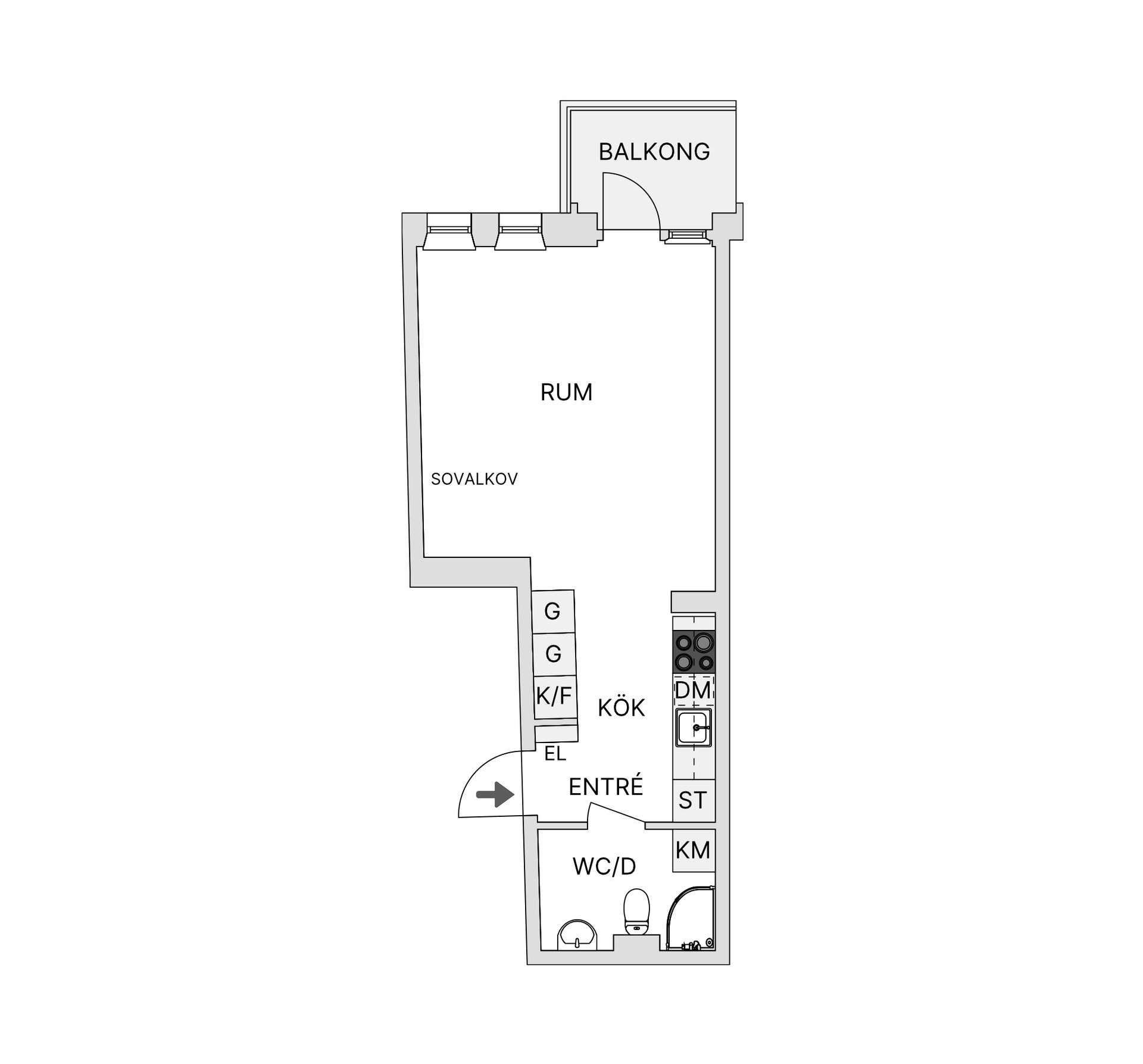 Bostadsrätt, Responsgatan 18, Telefonplan - Midsommarkransen, Stockholm