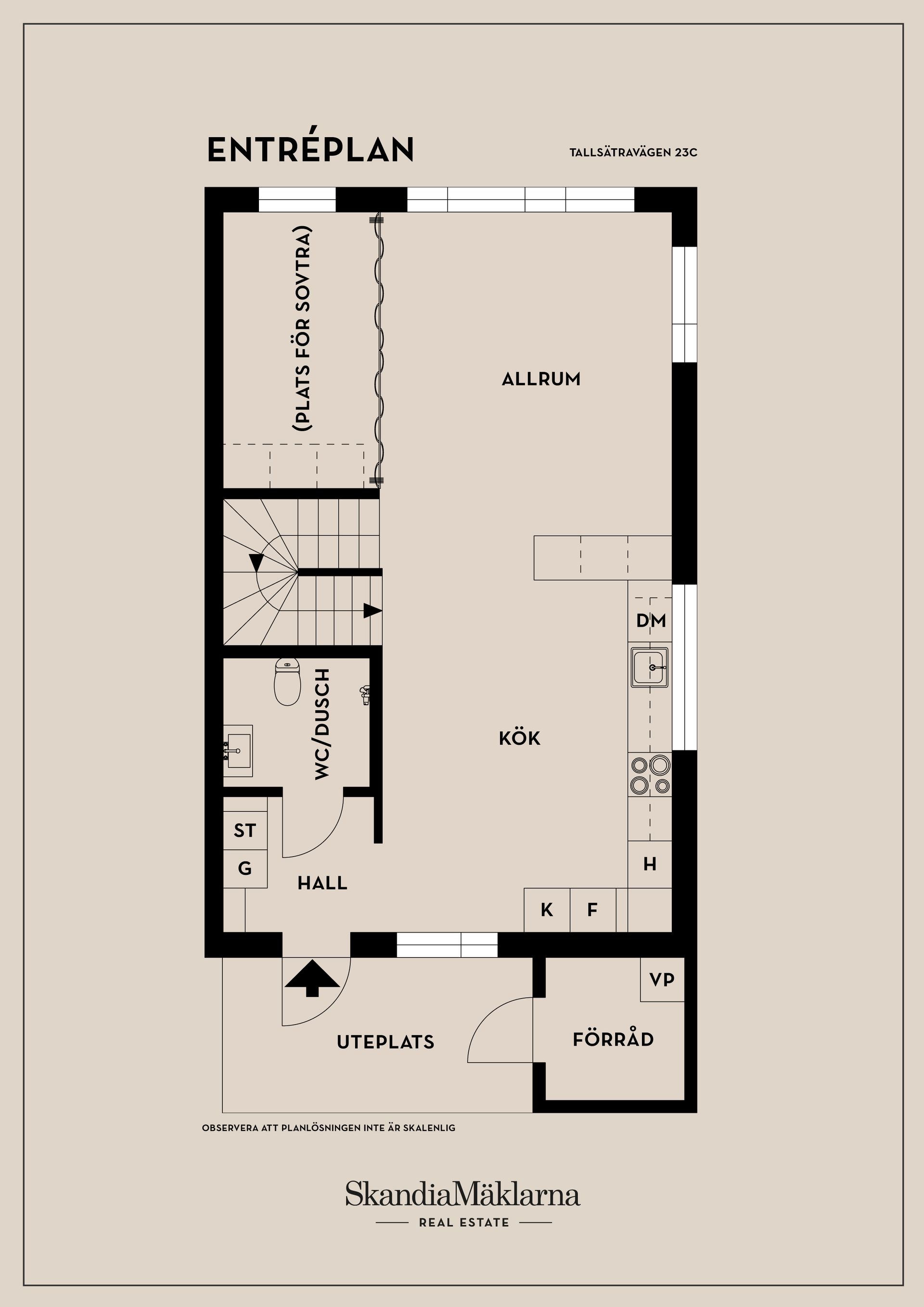 Radhus, Tallsätravägen 23C, Rönninge, Salem