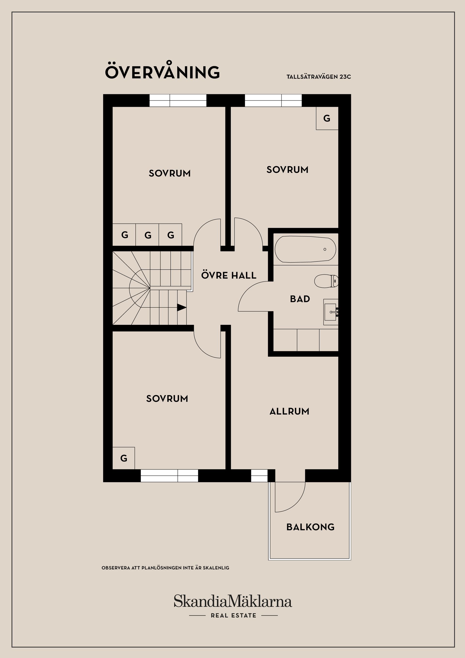 Radhus, Tallsätravägen 23C, Rönninge, Salem