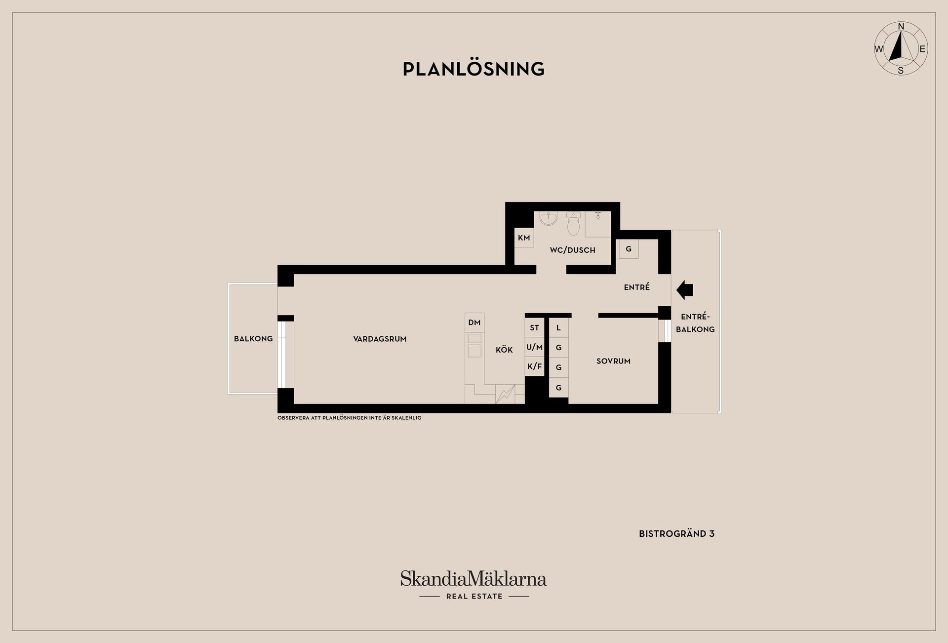 Bostadsrätt, Bistrogränd 3, Stationsstaden, Kävlinge
