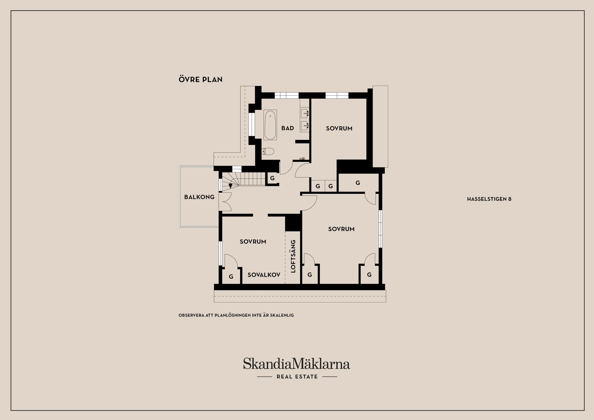 Villa, Hasselstigen 8, Baggensudden, Nacka