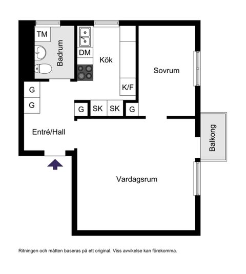 Bostadsrätt, Valsbergs gränd 5, 4 tr., Midsommarkransen, Stockholm